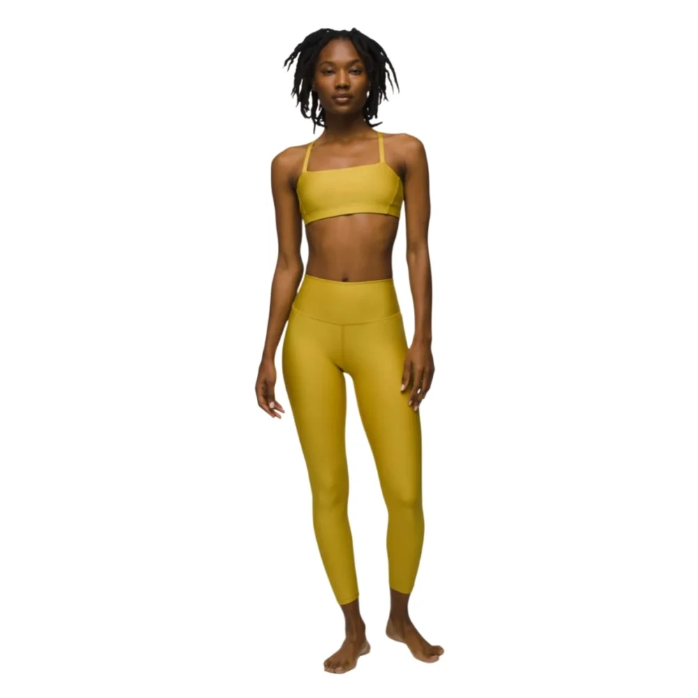 NWT PrAna Transform Legging Citronell Yellow Yoga Active Pant Small - Picture 1 of 7
